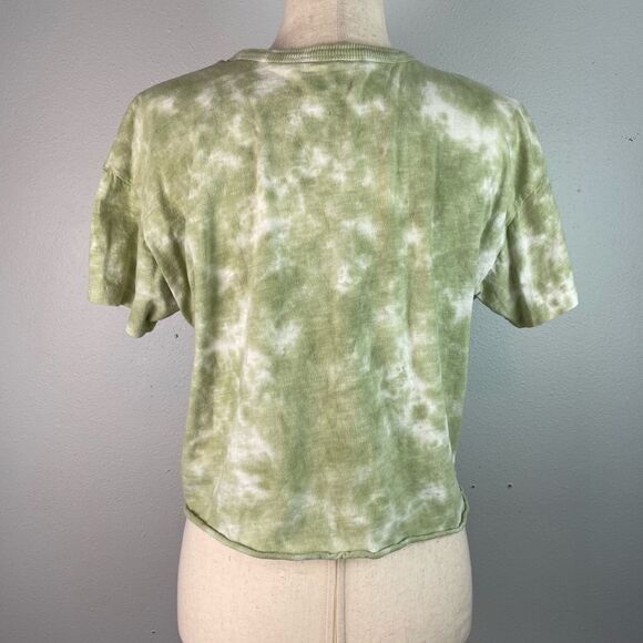 American Eagle The Beatles Green Tie-Dye T-Shirt Size S EUC - Picture 3 of 4